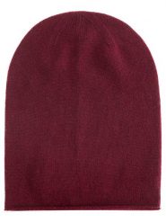 Zwillingsherz Kaszmirowa czapka beanie w kolorze bordowym rozmiar: onesize. Czerwone czapki zimowe damskie Zwillingsherz, z kaszmiru. Za 205.93 zł.