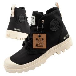 Buty trampki sportowe za kostkę męskie Palladium Pampa. Czarne trampki i tenisówki męskie Palladium, bez wzorów, z materiału, za kostkę, bez zapięcia. Za 279.00 zł.
