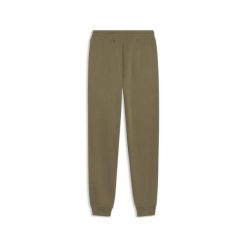 Spodnie do biegania Puma Essential No.1 Logo FL. Zielone spodnie sportowe damskie Puma, l, z dresówki, do biegania. Za 200.65 zł.