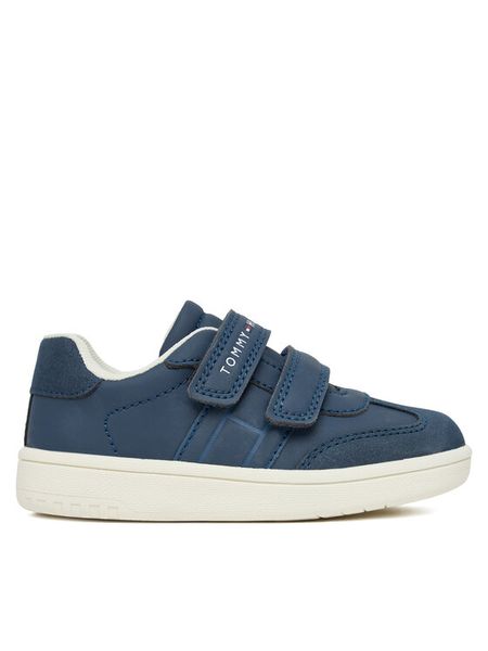 Tommy Hilfiger Sneakersy T1X9-34342-1269 M Granatowy. Niebieskie buty sportowe chłopięce Tommy Hilfiger, ze skóry, bez zapięcia. Za 269.99 zł.