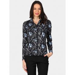 Sweter Damski Luhta Armisvesi. Czarne swetry klasyczne damskie Luhta, z polaru, bez kołnierzyka. Za 369.00 zł.