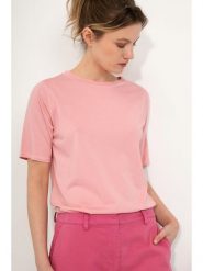 Josephine & Co Koszulka "Mare" w kolorze jasnoróżowym rozmiar: XXL. Różowe bluzki damskie Josephine & Co, xxl, bez wzorów, z bawełny, bez kołnierzyka. Za 101.70 zł.