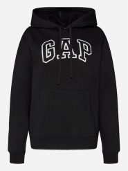 Gap Bluza 463506-01 Czarny Regular Fit. Czarne bluzy bez kaptura damskie GAP, xs, z syntetyku. Za 179.99 zł.