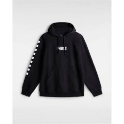 Bluza sportowa męska Vans VN000HP1BLK1. Bluzy sportowe męskie Vans, bez wzorów, sportowe, bez kołnierzyka, bez ramiączek. W wyprzedaży za 283.35 zł.