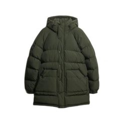 Parka Superdry Xpd Longline. Zielone parki męskie Superdry., m, bez wzorów, z puchu. W wyprzedaży za 714.20 zł.