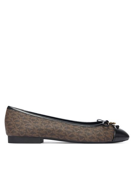 MICHAEL Michael Kors Baleriny Piper 40T6PIFP1B Brązowy. Brązowe baleriny damskie MICHAEL Michael Kors, bez wzorów, ze skóry, bez obcasa. Za 609.99 zł.
