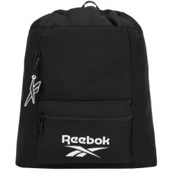 Plecak sportowo-turystyczny dla dorosłych RBK Backpack pojemność 17 L. Czarne plecaki damskie Reebok, bez wzorów, sportowe. Za 89.99 zł.