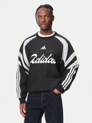 Adidas Bluza House Of Tiro Knitted KF4814 Czarny Loose Fit. Czarne bluzy bez kaptura męskie Adidas, m, z syntetyku. Za 528.99 zł.