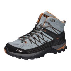 Buty trekkingowe CMP Rigel WP Mid. Czarne buty trekkingowe męskie CMP, ze skóry, bez zapięcia. Za 434.55 zł.