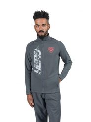 Bluza Rossignol męska New Hero Classique Clim szara. Szare bluzy bez kaptura męskie Rossignol, l, z materiału. Za 489.00 zł.