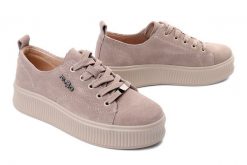 Filippo DP6122/26 TP taupe, półbuty damskie. Brązowe półbuty damskie Filippo, bez wzorów, ze skóry, biznesowe, bez obcasa. Za 199.90 zł.