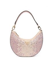 Guess Torebka Tasmin Mini HWEG99 31720 Różowy. Czerwone torebki klasyczne damskie Guess, z aplikacjami, z materiału, bez dodatków. Za 589.99 zł.