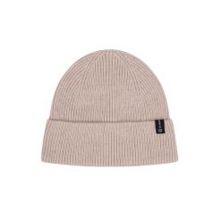 Czapka uniseks z wełny merynosów. Brązowe czapki męskie G-HEAT, bez wzorów, z wełny, sportowe. Za 129.25 zł.