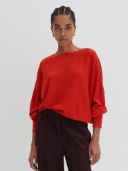 Someday Sweter w kolorze czerwonym rozmiar: 38. Czerwone swetry klasyczne damskie Someday, bez kołnierzyka. Za 196.24 zł.