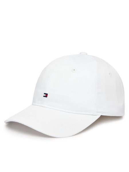 Tommy Hilfiger Czapka z daszkiem Th Flag Soft 6 Panel Cap AW0AW17781 Biały. Białe czapki z daszkiem damskie Tommy Hilfiger, bez wzorów, z bawełny. Za 169.99 zł.