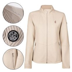 Bluza polarowa damska AULP SIMIX oddychająca. Brązowe bluzy bez kaptura damskie Aulp, z polaru. Za 329.99 zł.
