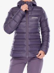Kurtka puchowa damska Berghaus Summit-Nomad Down Jkt. Fioletowe kurtki damskie Berghaus, na zimę, m, bez wzorów, z materiału, bez kaptura. Za 1,088.99 zł.