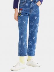 Desigual Jeansy 23WGDD07 Niebieski Regular Fit. Niebieskie spodnie dziewczęce Desigual, z bawełny. Za 379.99 zł.