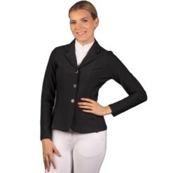 Damska kurtka konkursowa Harry's Horse Onyx. Czarne kurtki damskie HARRYS HORSE, s, bez wzorów, z elastanu, bez kaptura. Za 570.00 zł.