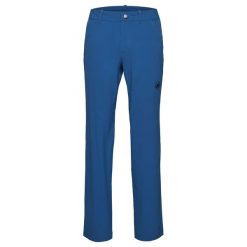 Spodnie Mammut Hiking V Pants Men Dorośli. Niebieskie spodnie materiałowe męskie Mammut, bez wzorów, z elastanu, sportowe. Za 463.99 zł.