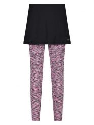 CMP Legginsy sportowe 2w1 w kolorze jasnoróżowo-czarnym rozmiar: 42. Czarne legginsy damskie CMP, bez wzorów, z materiału, outdoorowe. Za 154.07 zł.