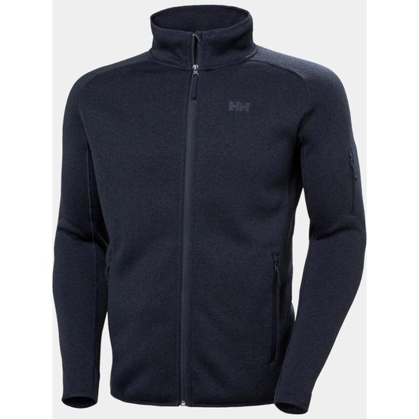 Sweter męski Helly Hansen Varde 2.0. Niebieskie swetry męskie Helly Hansen, m, bez wzorów, z materiału, bez kołnierzyka. W wyprzedaży za 475.15 zł.