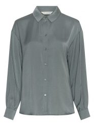 MOSS COPENHAGEN Koszula w kolorze zielonym rozmiar: L/XL. Zielone koszule damskie MOSS COPENHAGEN, l, bez wzorów, bez kołnierzyka, bez ramiączek. Za 139.95 zł.