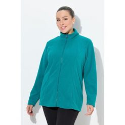Damskie Bluza polarowa system modułowy do wpinania z recyklingu. Zielone bluzy bez kaptura damskie Ulla Popken, plus size, z materiału. Za 199.99 zł.