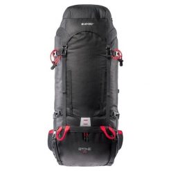 Torba turystyczna Hi-Tec Stone 65 L. Czarne plecaki męskie Hi-tec, bez wzorów, bez dodatków. Za 417.00 zł.