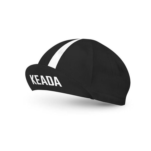 Podstawowa czapka kolarska – czarna. Czarne czapki męskie KEADA SPORTS, bez wzorów. Za 129.00 zł.