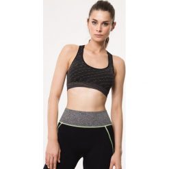 Czarny Biustonosz Sportowy Archetypical. Czarne biustonosze sportowe damskie Born2be, bez wzorów. Za 29.99 zł.