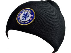 Czapka zimowa Chelsea Londyn - licencjonowana. Czarne czapki męskie CHELSEA, na zimę, bez wzorów, z materiału. Za 97.99 zł.