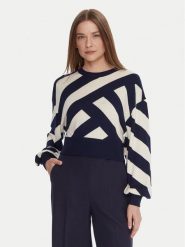 United Colors Of Benetton Sweter 1081E10EJ Czarny Regular Fit. Czarne swetry klasyczne damskie United Colors Of Benetton, l, z wiskozy, bez kołnierzyka. Za 379.99 zł.