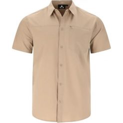 Koszula Whistler Jeromy. Brązowe koszule męskie WHISTLER, m, bez wzorów, bez kołnierzyka, bez ramiączek. Za 242.50 zł.