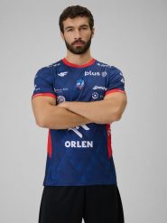 4F Koszulka meczowa replika wyjazdowa z sezonu 2025/26 męska 4F x ZAKSA Kędzierzyn-Koźle - granatowa XL. Niebieskie t-shirty sportowe męskie 4f, l, z dzianiny, bez ramiączek. Za 179.99 zł.