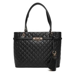 Torebka Guess. Czarne torebki klasyczne damskie Guess, z aplikacjami, bez dodatków. Za 469.99 zł.