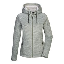 Bluza damska z kapturem Killtec Kow 5 Kntflc. Zielone bluzy z kapturem damskie KILLTEC, l, z materiału. Za 239.47 zł.