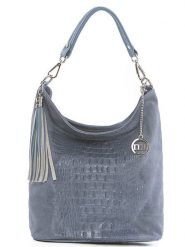 Mia Tomazzi Skórzana torebka "Rozzano" w kolorze niebieskim - 26 x 12 x 28 cm rozmiar: onesize. Niebieskie torebki klasyczne damskie Mia Tomazzi, bez wzorów, z materiału, bez dodatków. Za 217.99 zł.