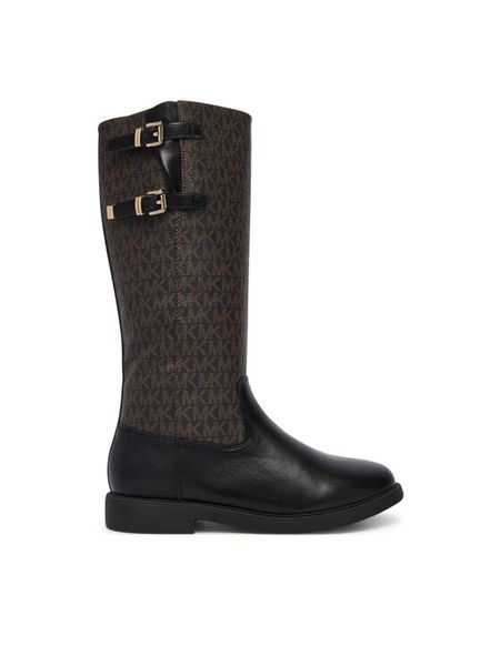 MICHAEL Michael Kors Kozaki MK05030210 Brązowy. Brązowe kozaki dziewczęce MICHAEL Michael Kors, bez wzorów, ze skóry, bez obcasa. Za 534.99 zł.