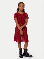 MICHAEL KORS KIDS Sukienka elegancka R30168 M Czerwony Regular Fit. Czerwone sukienki dziewczęce MICHAEL KORS KIDS, bez wzorów, z syntetyku, eleganckie, bez ramiączek. Za 439.99 zł.