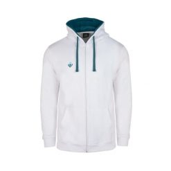 Podstawowa bluza bawełniana z zamkiem błyskawicznym dla mężczyzn RODHES JACKET M. Białe bluzy z kapturem męskie IZAS, l, z bawełny. Za 204.30 zł.
