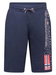 Geographical Norway Bermudy dresowe w kolorze granatowym rozmiar: XXL. Niebieskie szorty męskie Geographical Norway, bez wzorów, z dresówki. Za 78.66 zł.