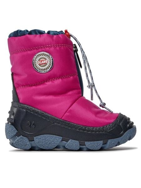 Olang Śniegowce Eolo Różowy. Czerwone kozaki dziewczęce Olang, bez wzorów, z materiału, bez obcasa. Za 169.99 zł.