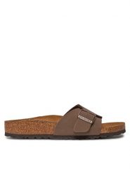 Birkenstock Klapki Catalina 1026510 Brązowy. Brązowe klapki damskie Birkenstock, bez wzorów, ze skóry, bez obcasa. Za 409.99 zł.