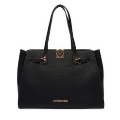 Torebka LOVE MOSCHINO. Czarne torebki klasyczne damskie Love Moschino, bez wzorów, bez dodatków. Za 1,099.00 zł.