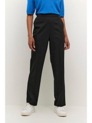 Kaffe Spodnie "Sakura" w kolorze czarnym rozmiar: 46. Czarne spodnie materiałowe damskie Kaffe, bez wzorów, z materiału. Za 128.25 zł.