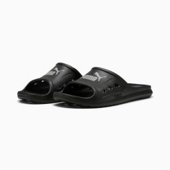 Klapki plażowe Puma DIVECAT DRY 40485401. Czarne klapki damskie Puma. Za 83.99 zł.