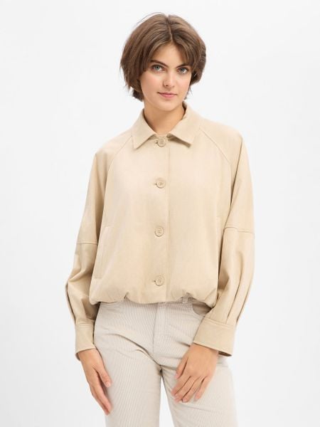 Someday Marynarka - Nayomi Kobiety Sztuczne włókno beżowy, 40. Brązowe marynarki i żakiety damskie Someday, bez wzorów, z włókna, klasyczne. Za 479.95 zł.