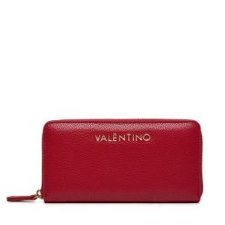 Portfel Valentino. Czerwone portfele damskie Valentino, bez wzorów. Za 219.99 zł.