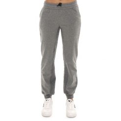 Damen Winterhose, gerippter Saum, Leone 1947 Zopfeinsätze. Szare spodnie dresowe damskie LEONE 1947 APPAREL, bez wzorów, z bawełny. W wyprzedaży za 144.93 zł.